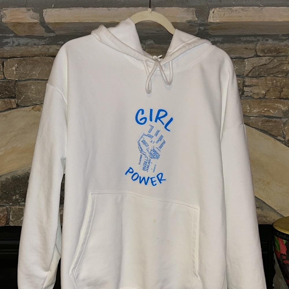 Women’s Custom GRAPHIC Hoodie "Girl Power" by WaterGirlRAW Size: W(3XL)